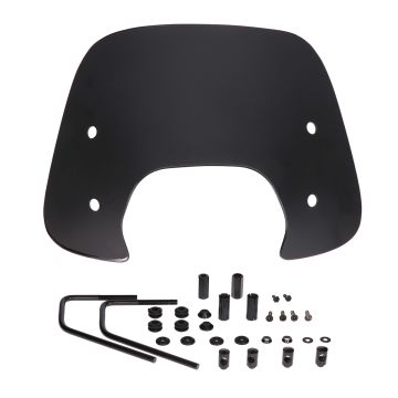Windschutzscheibe klein/sport mat zwart Vespa Sprint 50-125-150 2014->