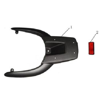 Gepäckträger China LX weiß