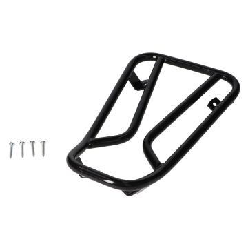 Trittbrett Gepäckträger Vespa Primavera/Sprint glänzend schwarz made in Italy