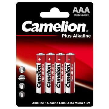 Batterie 1,5 Volt AAA Camelion Plus Alkalisch (4 Stück)