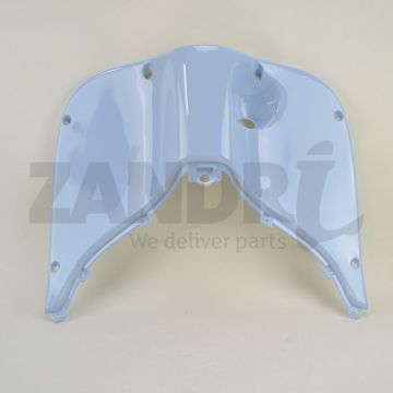 Beinschild oben, wo das Zündschloss HELLBLAU (Hellblau) ist 50QT-E1-050201