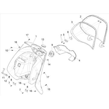 Piaggo Zip 4-Takt-Beinschild (Euro5-Injektion IGET)