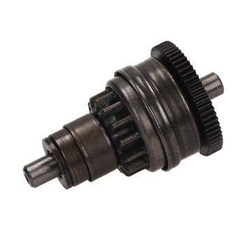 Anlasserfreilauf Anlasser Piaggio 1993→50 2-Takt Scarabeo/SR/Atlantis/GP1/DNA/GP1/Ice/Runner/Stalker/Typhoon/Storm/Fly/Free/NRG/NTT/Sfera/ET2/LX/LXV/S/Reißverschluss