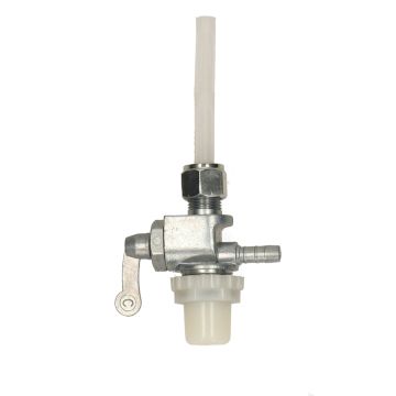 Benzinhahn mit Filter unten weiß Zündapp/Honda Camino M12x1