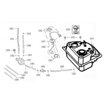 Benzintank Agm Veterano