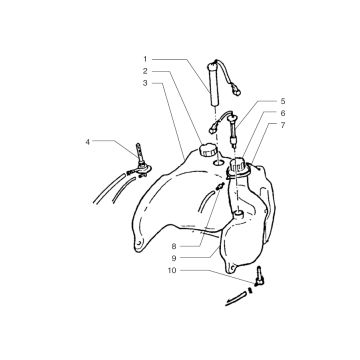 Benzintank Beta Ark-K LC limitiert 2006 2-Takt