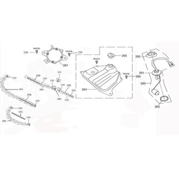 Benzintank BTC Legend braun