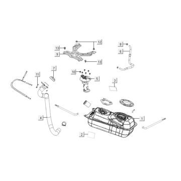 Treibstofftank Kymco People One 125i