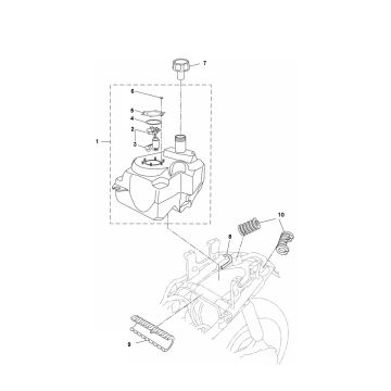 Benzintank Yamaha Aerox 4-Takt 2014