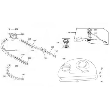 Benzintank Znen Grace rauchig