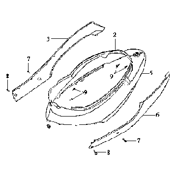 Überzug Sym DD50 blau