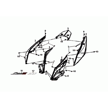 VERGOLDUNG Sym Orbit III Blau