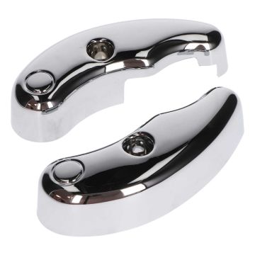 Schwingenabdeckung (Satz)chrom Modell China AGM Grande Retro/Bella/Torino/Roma/Custom/Borsalino/Amaro/Classic/Aurora