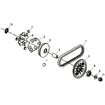 Flansch V String Sym Allo (WH871) Champagnerlicht