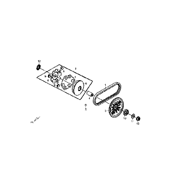 V-Suite mit Flansch Sym Fiddle III Bewegungslicht, mattschwarz