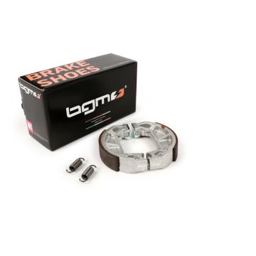 Bremsbacken BGM PRO Durchmesser=100x20mm, mit Nut Piaggio NRG 50 cc 1994-1998 (a), NRG Extreme AC 50 cc 1999 (a), NTT 50 cc 1995 (a), Quartz 50 cc 1992 (a), Sfera 50 cc 1990–1996 ,Sfera 80 cc 1990–1994,Zip 50 cc 1992 ,Gilera Storm 50