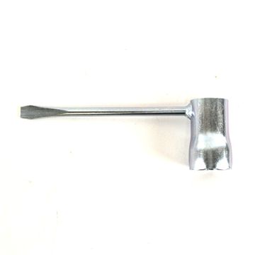 Zündkerzenschlüssel-Schraubendreher hinten am Moped Durchmesser 14mm SW 21