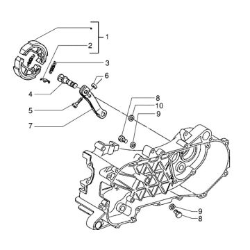 Bremshebel Piaggio Zip RST