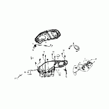 Sym Fiddle III mattschwarzer Euro4-Buddy-Sitz