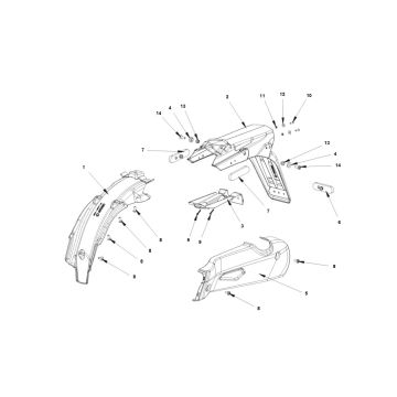 Bye-Bike Schutzblech hinten-Bye-Bike Achterspatbord