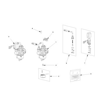 Bye-Bike Vergaser-Bye Bike Carburateur