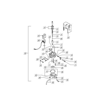 Vergaser-Choke Kymco Grand Dink 2-Takt Anthracite