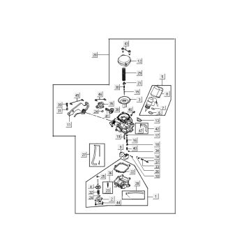 Vergaser-Choke Kymco Super8 4-Takt ab 2009 weiß