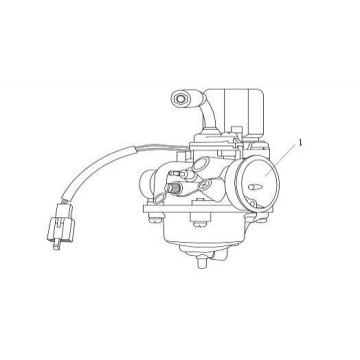 Vergaser AGM Venom schwarz