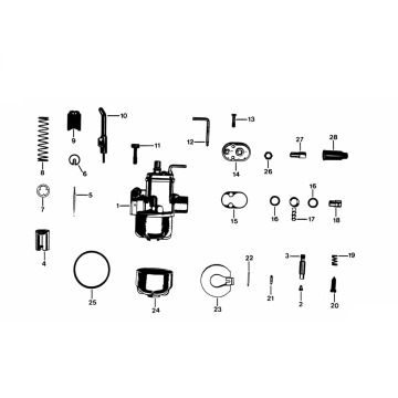 Vergaser Bing 15MM Zundapp C50 Sport 529-010, 020 bis 024