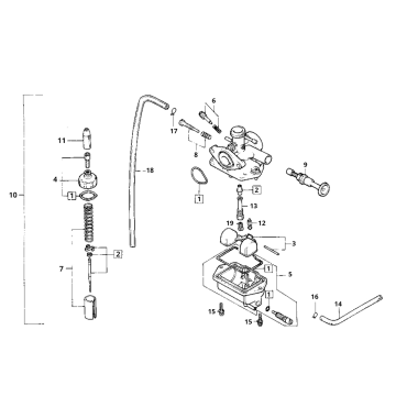 Honda MB/MT/MTX 80 Vergaser