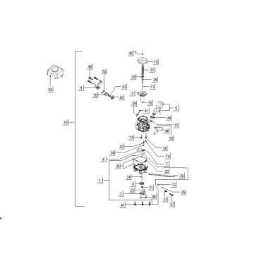 Vergaser Kymco New Dink 4-Takt Deep Ocean Blue