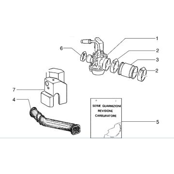 Vergaser Piaggio Zip RST