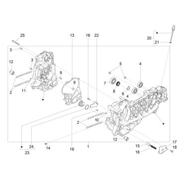 Carter Piaggio MP3 300 ie LT Business - Sport (met en zonder ABS) 2016-2018