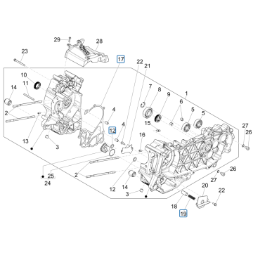 Carter Piaggio Medley 150 IE ABS Euro 4 2016-2020