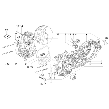 CARTER Piaggio MP3 350 Maxi Sport E4 ABS 2018-2020 (EMEA)