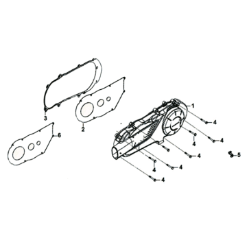 Sym Jet 14 125I E4 Kurbelgehäusedeckel