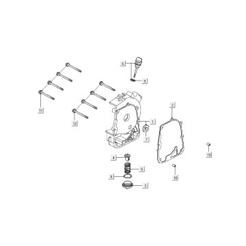 Oilhalf 2 Kymco New Dink 4-Takt weiß