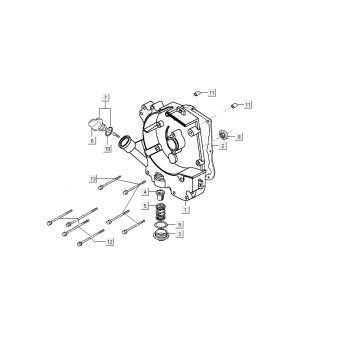 Sump Kymco Carry 4-Takt weiß