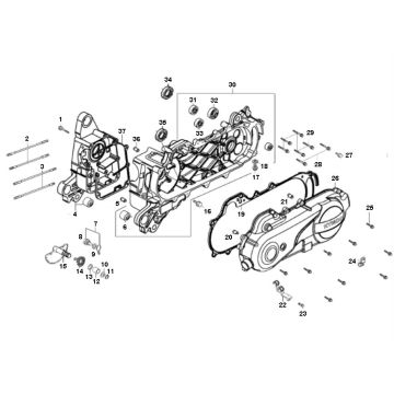Motor Half Rover Classic 4-Takt