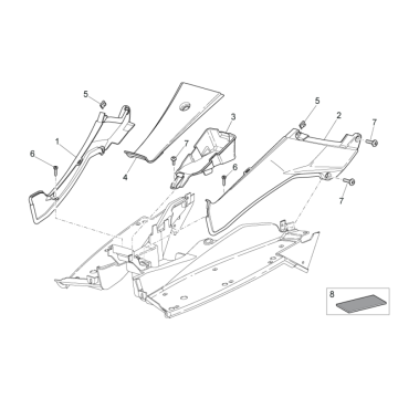 Zentralkörper I Aprilia SR 50 H2O dH+Vergaser 2004-2009