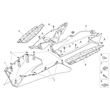 Zentralkörper II Aprilia SR 50 H2O dH+Vergaser 2004-2009