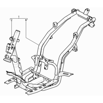 Piaggio Typhoon 50 2-Takt-Rahmen Euro 3 2011