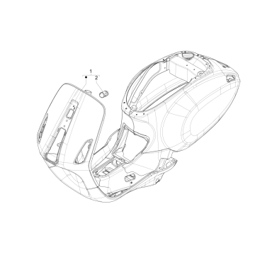Fahrgestell/Rahmen Vespa Sprint 4-Takt 3-Ventil (Euro5-Einspritzung IGET)