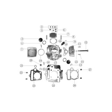 Zylinder/Zylinderkopf Agm Caferacer