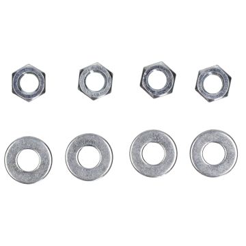 Zylinderkopfmuttern und Unterlegscheiben Set je 4 Stück universal M7 Minarelli liegend/AM6/CPI/Keeway/Generic/Wallaroo/Zündapp
