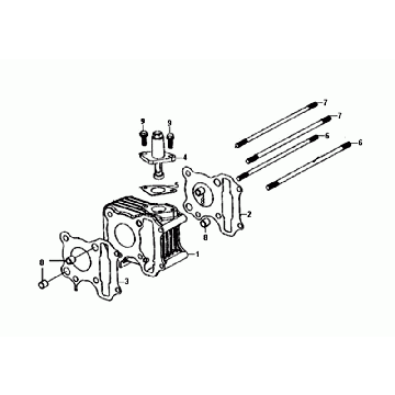 Zylinder Sym Fiddle III Euro 4