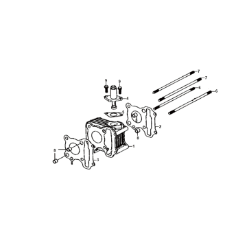 Zylinderkopfdichtung Fußdichtung Sym Jet 14