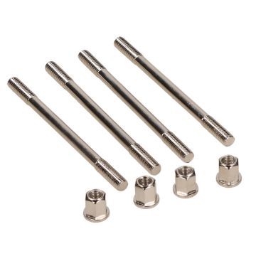 Zylinder Stehbolzen-Set M7X109mm Längensatz inklusive langer Muttern chrom Minarelli horizontal AC-LC 4 Stück