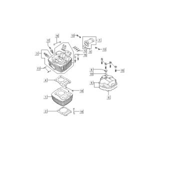 Zylinderkopf Kymco MXU 150