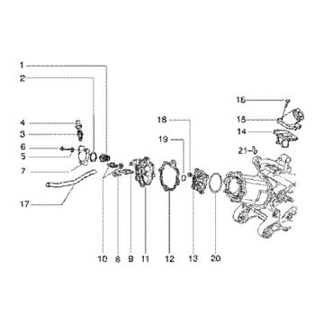 Zylinderkopf Gilera Runner 180cc FXR 2-Takt